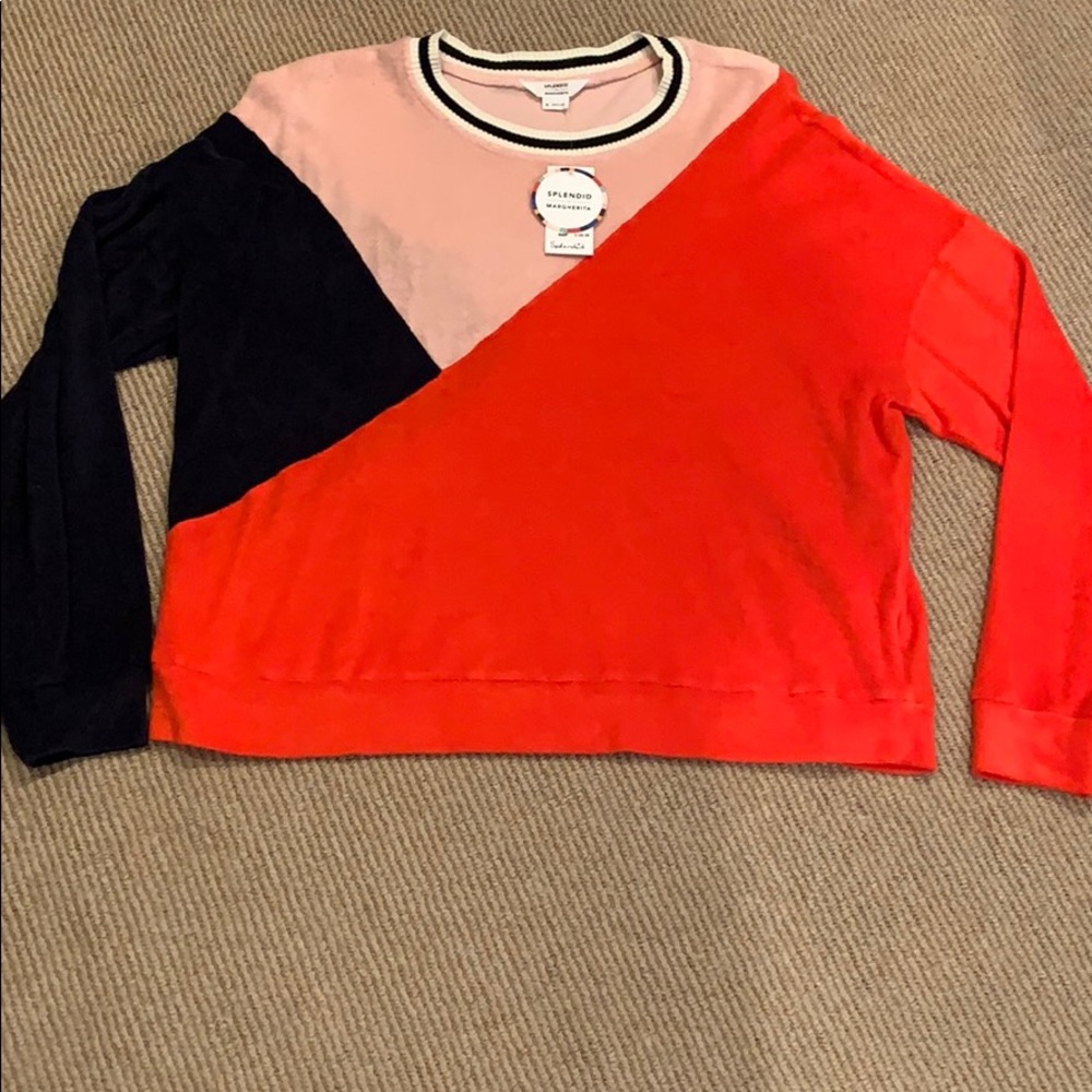 NWT Spendid Margherita Seeatshirt